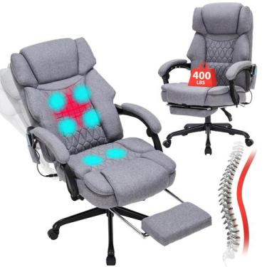 Imagem de Cadeira de Escritório HESL com Massagem, Aquecimento, Reclinável e Apo