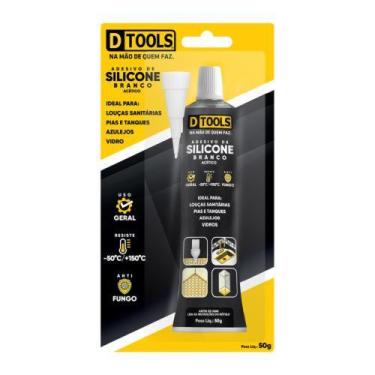 Imagem de Silicone Branco 50g Com Blister Dtools