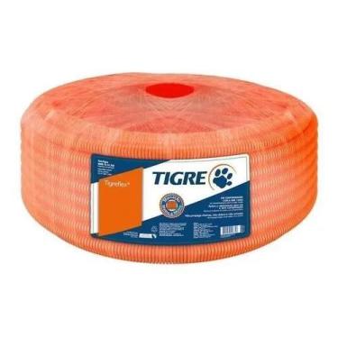 Imagem de Eletroduto Corrugado PVC 32mm x 25m Laranja Tigre