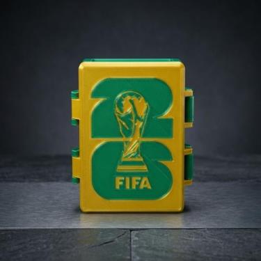 Imagem de Porta Figurinhas Copa 2026 Case Organiza Até 500 Figurinhas - Dexin, V