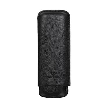 Imagem de Charuteira porta charutos p/2un NERONE Classy couro saffiano