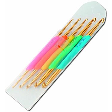 Imagem de Kit de Agulha Ponta Dupla Amiami - 5 Agulhas de Crochê - H250-805 - Hamanaka, Multicores, 2,0-3,0-4,0-6,0-5,0-7,0-7,5-9,0-8,0-10,0
