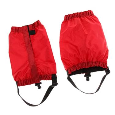 Imagem de Colaxi Outdoor Impermeável Tornozelo Andar Polainas Botas Neve Perna Guarda - Vermelho