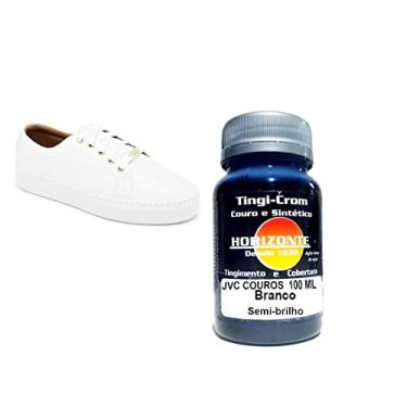 Imagem de Novax Tinta para Sapatos, Borracha, Branco, 100ml