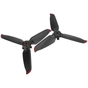 Imagem de Hélice 5328S, Hélice Leve de Liberação Rápida Poderosa com Design de Pressão e Design de Liberação Rápida para Drone DJI FPV(vermelho)