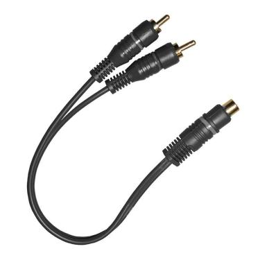 Imagem de Cabo de Audio Tcw 1 Rca Femea + 2 Rca Macho 4mm Com 10 Pecas