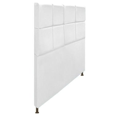 Imagem de Cabeceira Damares 160 Cm Queen Size Com Botonê Suede Branco