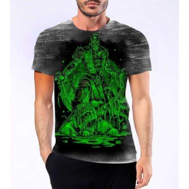 Imagem de Camiseta Camisa Reptile Mortal Kombat Sauriano Jogo Hd 2 - Estilo Krak