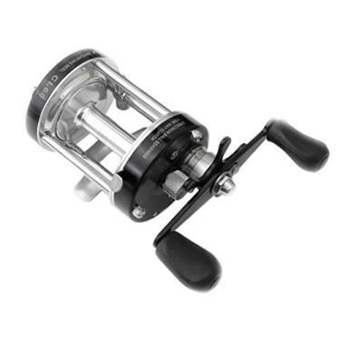 Imagem de Molinete de pesca Ming Yang CL60, molinete preto para pesca com molinete de alto-falante para mão direita, molinete para mosquetão e peixe-gato off-shore