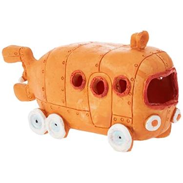 Imagem de Nickelodeon Enfeite De Aquário Penn-Plax Penn-Plax Bob Esponja Calça Quadrada 13 8 X 5 08 Cm X 5 08 Cm