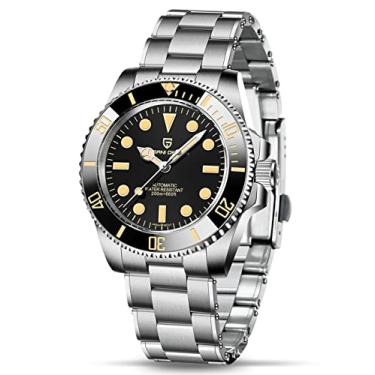 Imagem de Relógio Masculino Pagani Design 1694 Automático Relógio Mecânico Aço Inoxidável NH35 Movimento, Resistente à Água 200M Relógio de Mergulhador Esportivo Vidro Safira Sintético Resistente