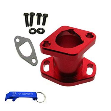 Imagem de TC-Motor Red Racing Performance Intake Pipe Inlet Junta Parafuso para Predator 212cc para Honda GX200 para motores OHV chineses 6,5HP para motores chineses de clone 196cc Mini Bike Go Kart