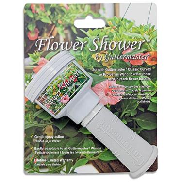 Imagem de Guttermaster Flower Shower - Acessório de varinha com acessório versátil para regar cestas de flores difíceis de alcançar e pendurar plantadores
