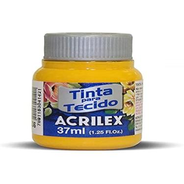Imagem de Tinta Para Tecido Fosca, Acrilex, Amarelo Canario, 37 ml
