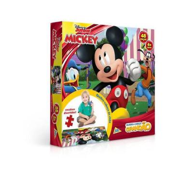 Imagem de Quebra-Cabeça Grandão 48 Peças Mickey 2583 Toyster
