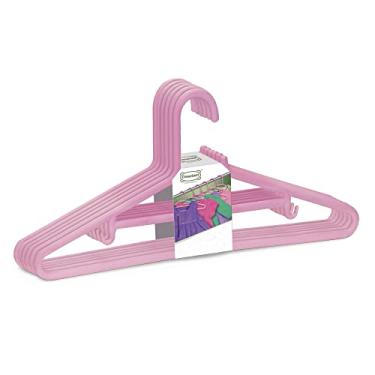 Imagem de Kit com 12 Cabides Infantil, Rosa Bebê, Dasplast