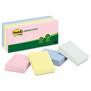 Imagem de Post-It 653Rpa Post-It Notes,Recycled,1-1/2-Inch X2-Inch,12/Pk,Helsinki