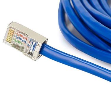 Imagem de Cabo de rede 10 Metros Patch Cord CAT 5E Azul