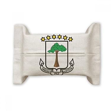 Imagem de Bolsa de linho de algodão com emblema nacional da Guiné Equatorial