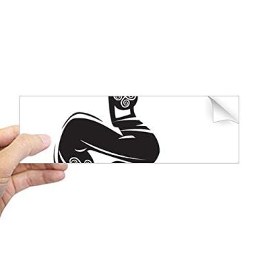 Imagem de DIYthinker Flute Celebrate Silhouette Mexico Dança Mexicana Retangular Bumper Adesivo Notebook Janela Decalque