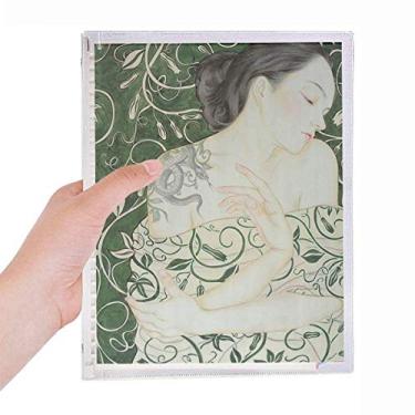 Imagem de Caderno de aquarela de cobra estilo chinês Beauty Vine com folhas soltas e diário recarregável