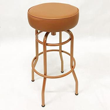 Imagem de Banqueta Bar Alta Giratória Cobre Assento Cobre - Poltronas do Sul