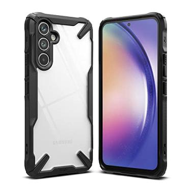 Imagem de Capa Anti Impacto Ringke Modelo Fusion X Compatível com Galaxy A54 (6.4 Pol) (Preto)