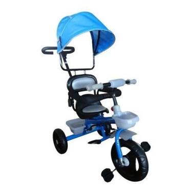 Triciclo Motoca Infantil De Passeio Empurrador Pedal Luz e Som +