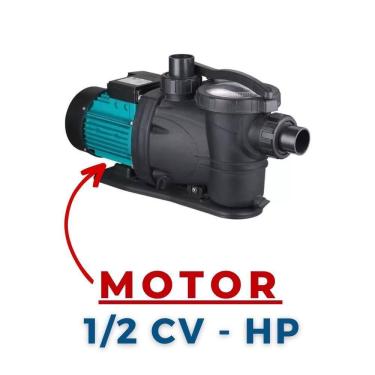 Imagem de Motobomba Piscina Lepono 1/2 CV HP MON 220V PDR