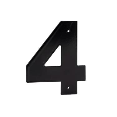 Imagem de Montague Metal Products Fonte Helvetica, número individual da casa, 10, 25 cm