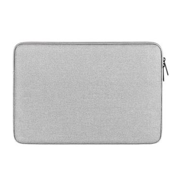 Imagem de Capa protetora para notebook, maleta, compatível com todos os laptops de 14,1 a 15,4 polegadas (cinza)