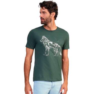 Imagem de Camiseta Acostamento Wolf Ve24 Verde Masculino