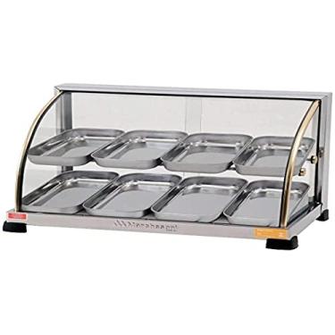 Imagem de Estufa Curva Dupla, 8 Bandejas, 127V, Marchesoni Ouro, Inox