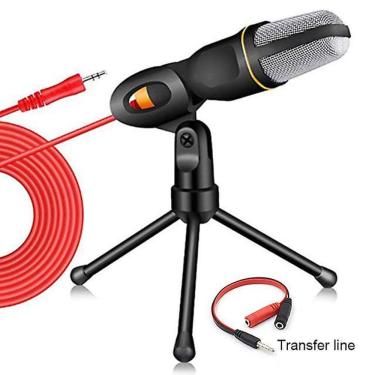 Imagem de Kit preto#Microfone condensador Home Karaoke MIC Kit com Des