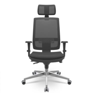 Imagem de Brizza Tela Slider Autocompensador 3D Com Apoio Base em Aluminio Design Plaxmetal NR-17 Ergonômica (Poliéster Preto)