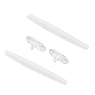 Imagem de OSharp Meias auriculares e protetores de nariz de substituição para óculos de sol Oakley Whisker - Branco
