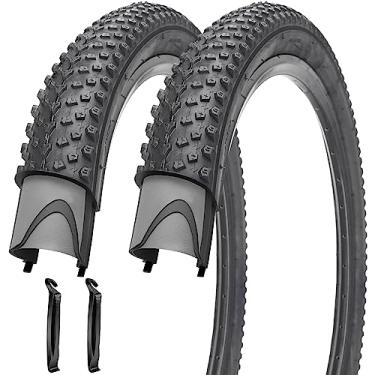 Imagem de Pneu de bicicleta dobrável 26/27/29 X 2.125 pneus de bicicleta de substituição para bicicleta híbrida Mountain MTB (29"/2 pneus)