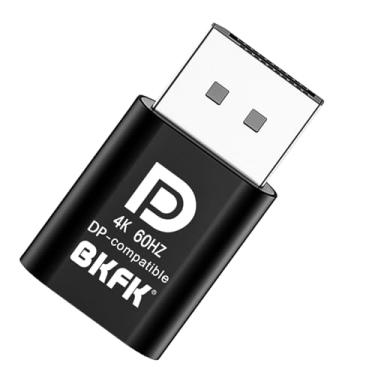 Imagem de BKFK Plugue fictício sem cabeça DisplayPort 4K - suporta dongle emulador EDID 1080p-240Hz 60Hz para mineração de criptografia, servidores remotos e desktops virtuais (DP-4K-1P)