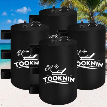 Imagem de Peso da barraca de dossel, 52 kg, sacos de água, 4 peças de pesos de gazebo, pesos de perna resistentes para toldos pop-up, abrigo ao ar livre, guarda-chuva, escada de piscina