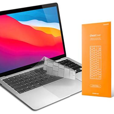 Imagem de Capa protetora de teclado ultrafina premium GhostCover original, compatível com MacBook Air de 13 polegadas 2020 com Apple Silicon M1 ou processador Intel, A2179 A2337, layout ANSI dos EUA