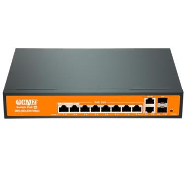 Imagem de Switch Gigabit Haiz com 8 Portas POE 2 Uplink 2 Sfp 10/100/1000Mbps