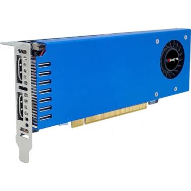 Imagem de SRhonyra Placa gráfica GTX 1060 6GB de perfil baixo GDDR5 PCIe 3.0 X16 192 Bits SFF GPU HDMI Dual Monitors Placa de vídeo