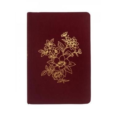 Imagem de Bíblia Nvi Bible Journaling, Tecido Vinho Sobre Capa Dura, Com Espaço Para Anotações, Leitura Perfei