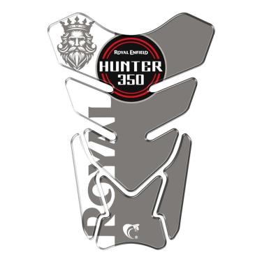 Imagem de Protetor Adesivo Moto Resinado Hunter 350 Preto Cor Preto