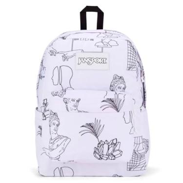 Imagem de Mochila Super Break Color Me Vaporwave Jansport Branca