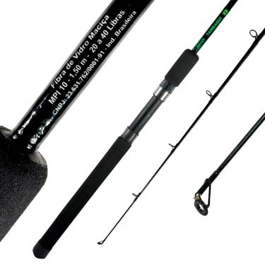 Imagem de Vara Pesca MIG Tambaqui 20-40lb Inteiriça MIP10 1,50m Fibra de Vidro Molinete