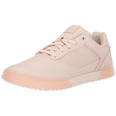 Imagem de adidas Tênis de golfe feminino Retrocross Spikeless, Quartzo Wonder, 34