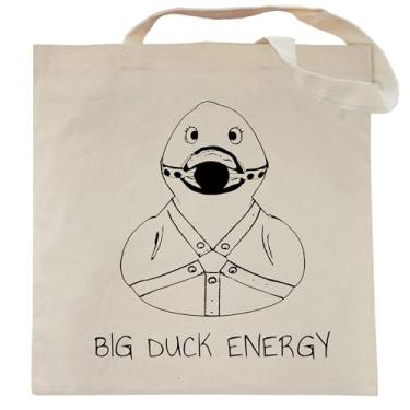 Imagem de Pet Studio Art Sacolas divertidas de humor adulto - sátira - boba - impressa à mão, presente exclusivo, Pato, One Size