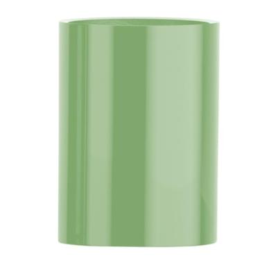 Imagem de Vaso Fibra De Vidro Vietnamita Vitrificado Cilindro Decorativo 50x36cm (Verde Claro)