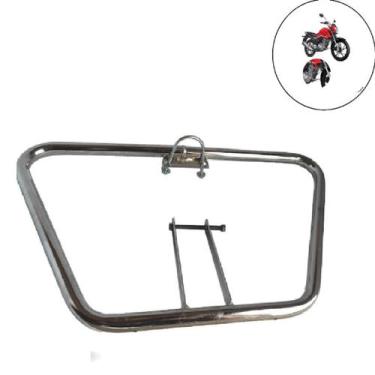 Imagem de Protetor De Motor e Carenagem Protetor de pernas Cromado Para Motos Ho